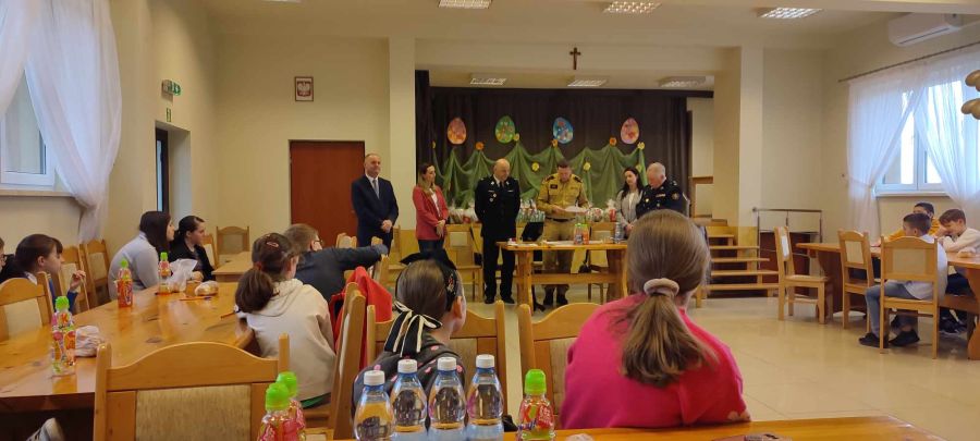 Eliminacje Gminne Ogólnopolskiego Turnieju Wiedzy Pożarniczej "Młodzież Zapobiega Pożarom"
