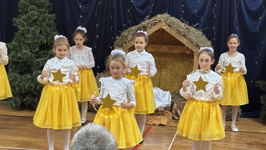 Wigilia szkolna i jasełka w naszej szkole