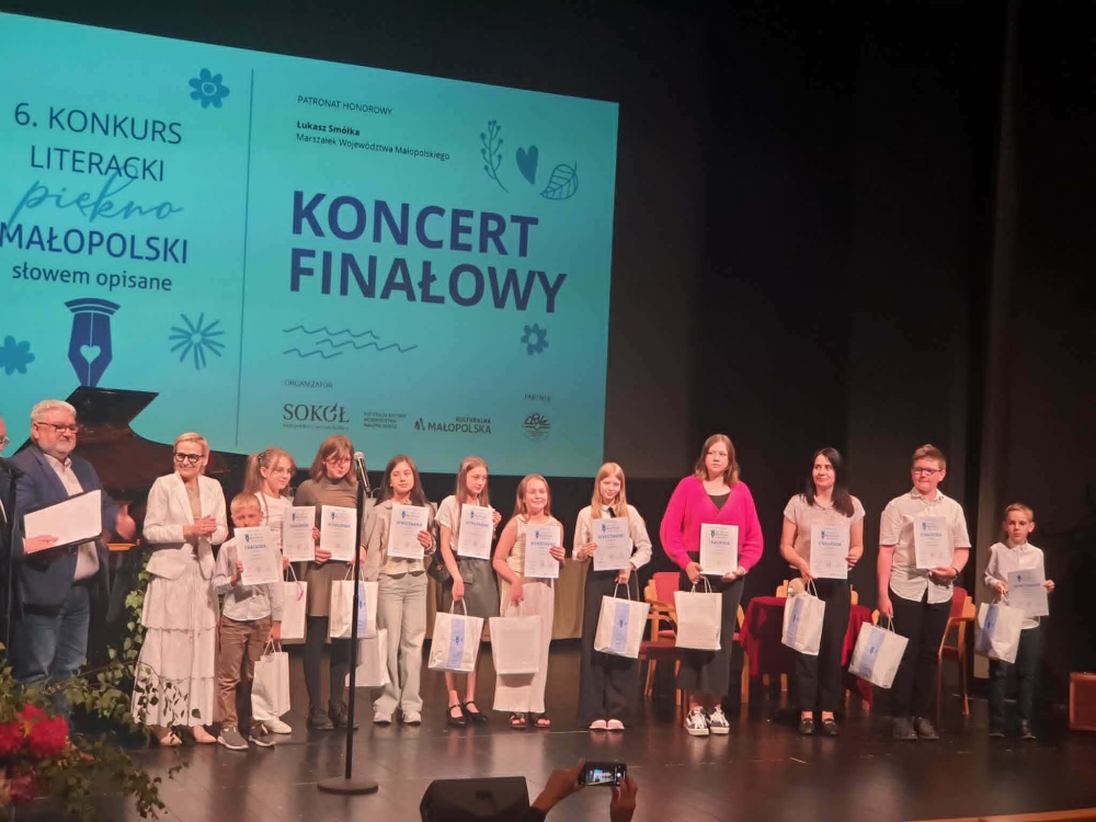 Wyróżnienie Leona Jarka w wojewódzkim konkursie literackim