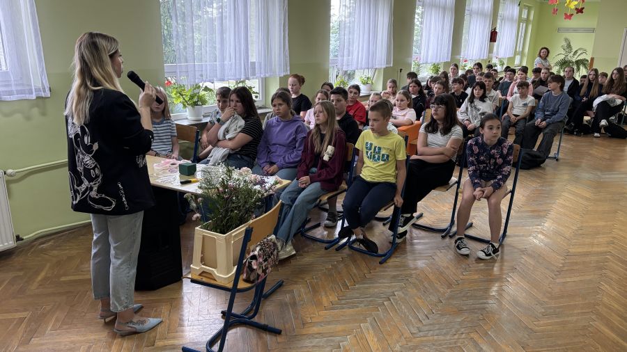"Od marzeń do sukcesu" - zajęcia z Panią Emilią Król-Dziadowicz